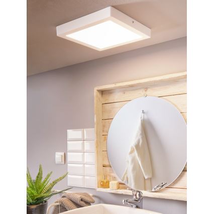 Eglo 96169 - LED-Deckenleuchte für Badezimmer FUEVA 1 LED/22W/230V IP44 30x30 cm