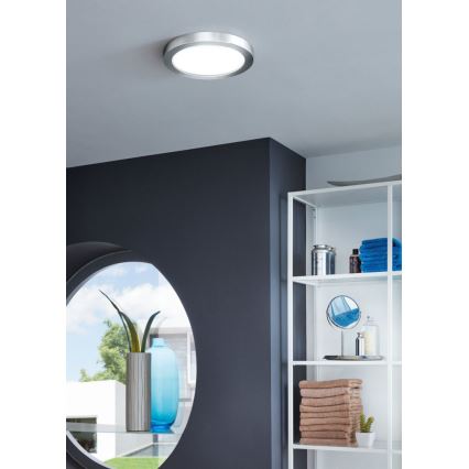 Eglo 96246 - LED-Badleuchte FUEVA 1 LED/22W/230V IP44 Ø 30 cm