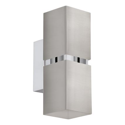 Eglo 96264 - LED-Wandleuchte PASSA 2xGU10/2,8W/230V eckig