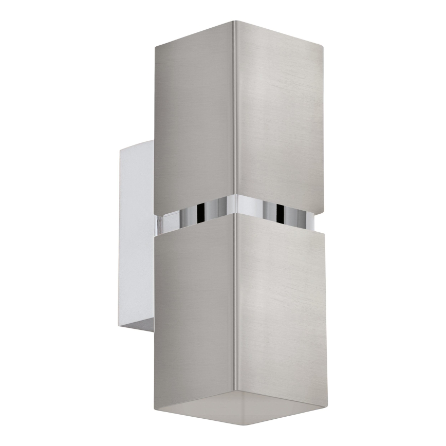 Eglo 96264 - LED-Wandleuchte PASSA 2xGU10/2,8W/230V eckig