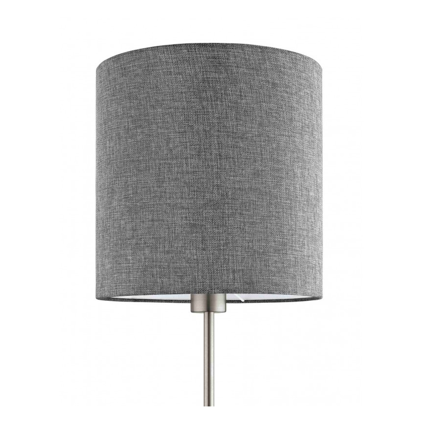 Eglo 96377 - Stehlampe PASTERI 1xE27/60W/230V grau