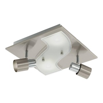 Eglo 96398 - LED Einbauleuchte DIRUS 2xGU10/3,3W+2xLED/3,3W