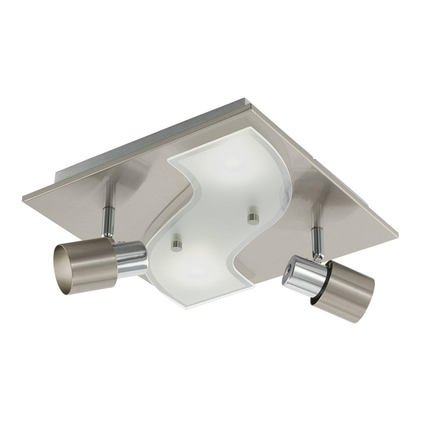 Eglo 96398 - LED Einbauleuchte DIRUS 2xGU10/3,3W+2xLED/3,3W