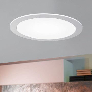 Eglo 96407 - LED dimmbare Einbauleuchte FUEVA 1 1xLED/10,95W/230V Ø 17 cm