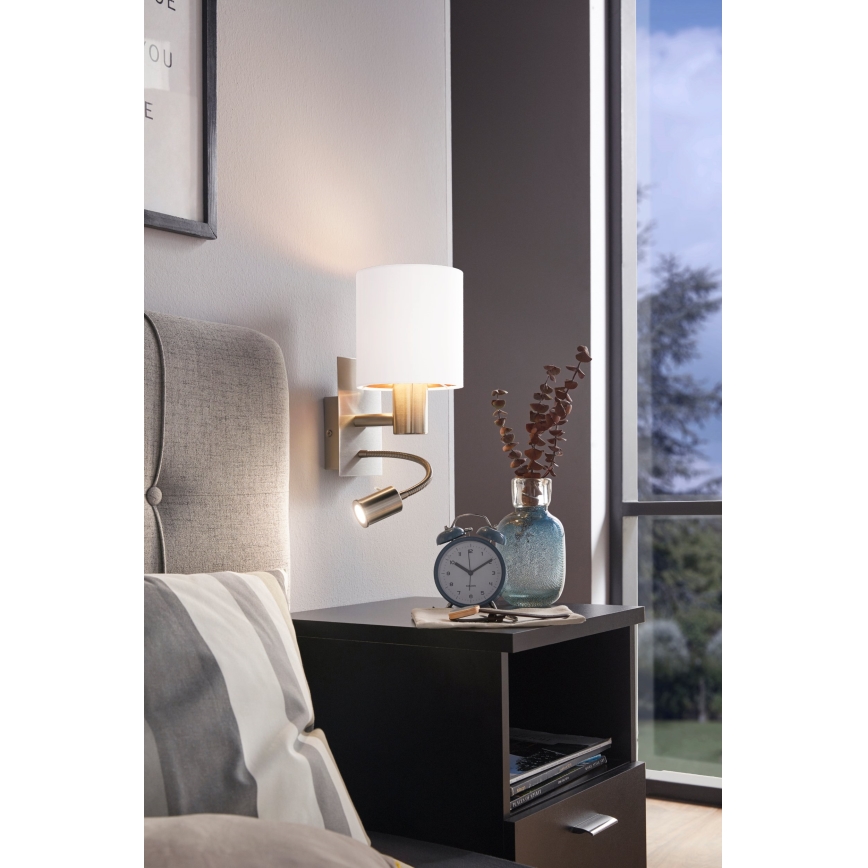 Eglo - LED Flexibles Leuchtmittel 1xE27/40W+LED/3,8W Weiß