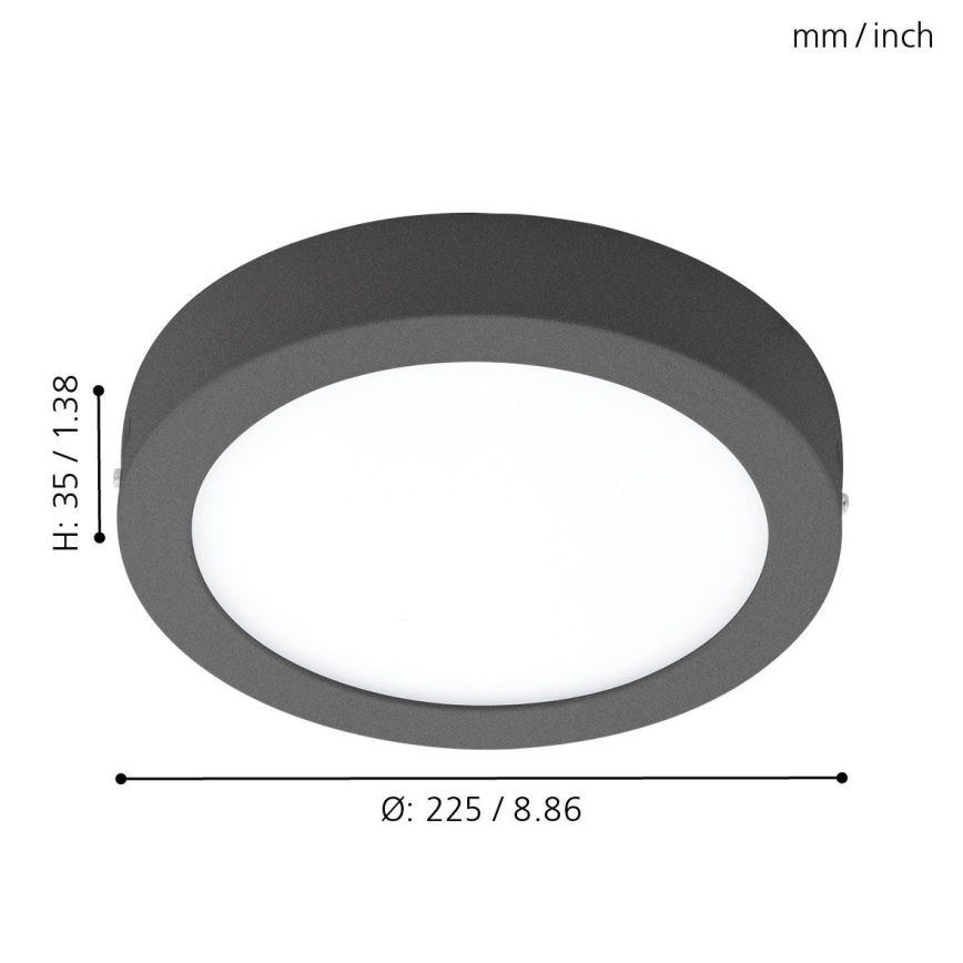 Eglo 96492 - LED Außen-Deckenleuchte ARGOLIS LED/16,5W/230V IP44