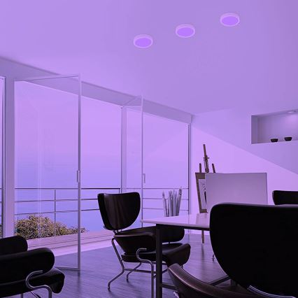 Eglo - LED RGBW dimmbare Deckenleuchte FUEVA-C LED/15,6W/230V Bluetooth