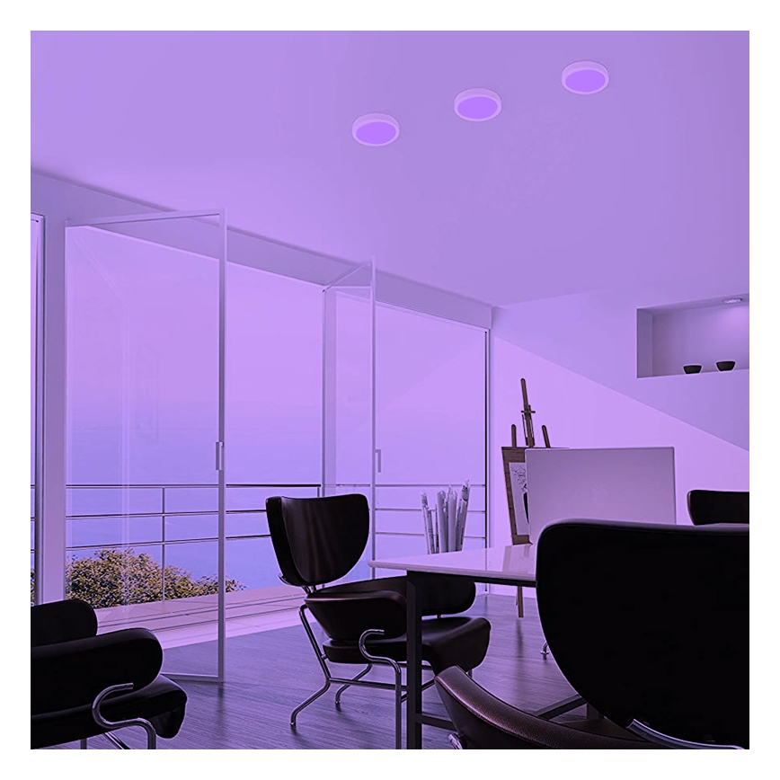 Eglo - LED RGBW dimmbare Deckenleuchte FUEVA-C LED/15,6W/230V Bluetooth
