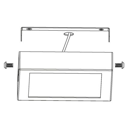 Eglo - LED RGBW Dimmbare Deckenleuchte FUEVA-C LED/21W/230V weiss eckig