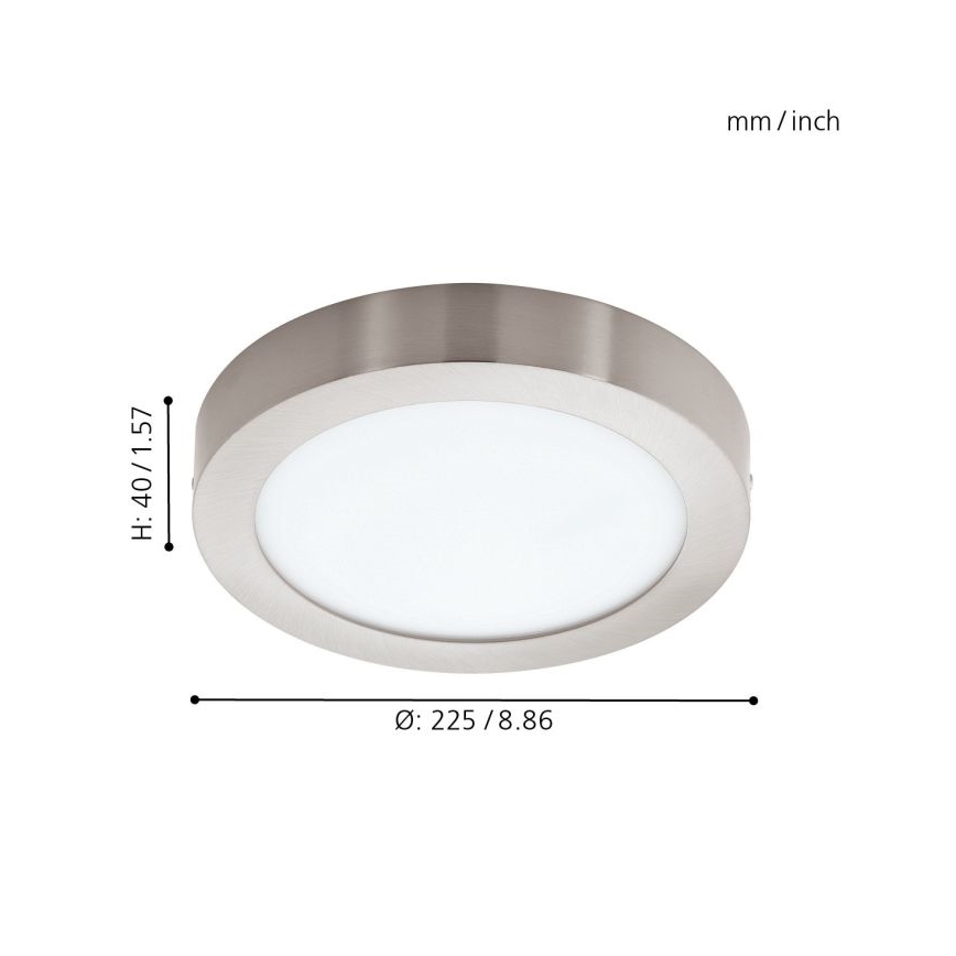 Eglo - LED RGBW dimmbare Deckenleuchte FUEVA-C LED/15,6W/230V Bluetooth