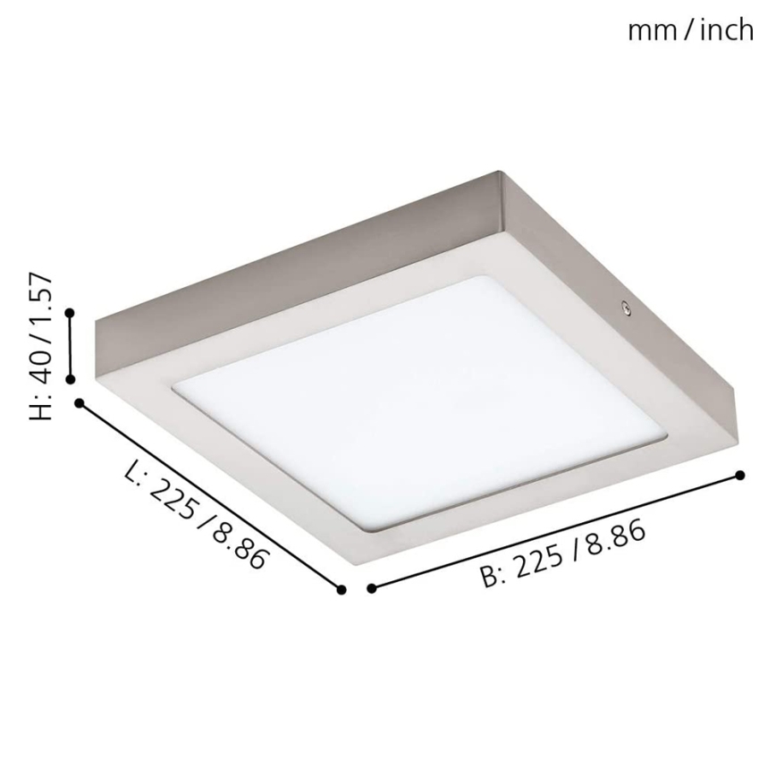 Eglo - LED RGBW dimmbare Deckenleuchte FUEVA-C LED/15,6W/230V Bluetooth