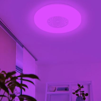 Eglo - LED RGBW dimmbare Wand-Deckenleuchte CAPASSO-C LED/17W/230V