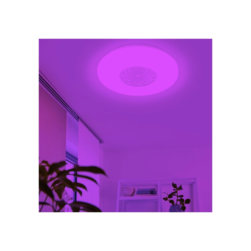 Eglo - LED RGBW dimmbare Wand-Deckenleuchte CAPASSO-C LED/17W/230V