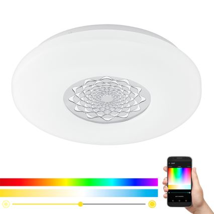 Eglo - LED RGBW dimmbare Wand-Deckenleuchte CAPASSO-C LED/17W/230V