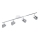Eglo 96837 - LED Spotlight MONCALVIO 1 4xGU10/5W/230V