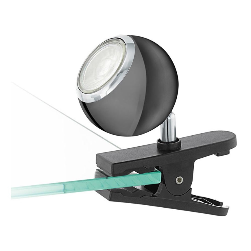 Eglo 96838 - LED Spotlight mit Clip BIMEDA 1xGU10/3,3W/230V schwarz