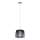 Eglo 96955 - Kronleuchter auf der Litze ARTANA 1xE27/60W/230V grau/schwarz 300mm