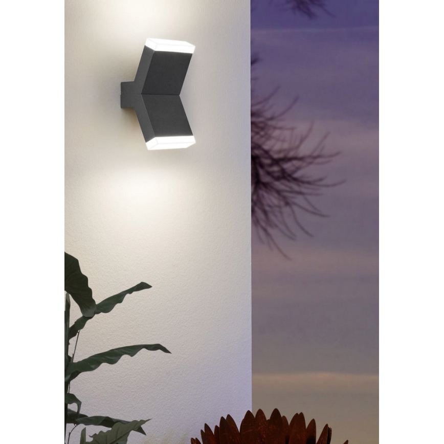 Eglo 97154 - LED-Außenwandleuchte CANTZO 2xLED/4W/230V IP44