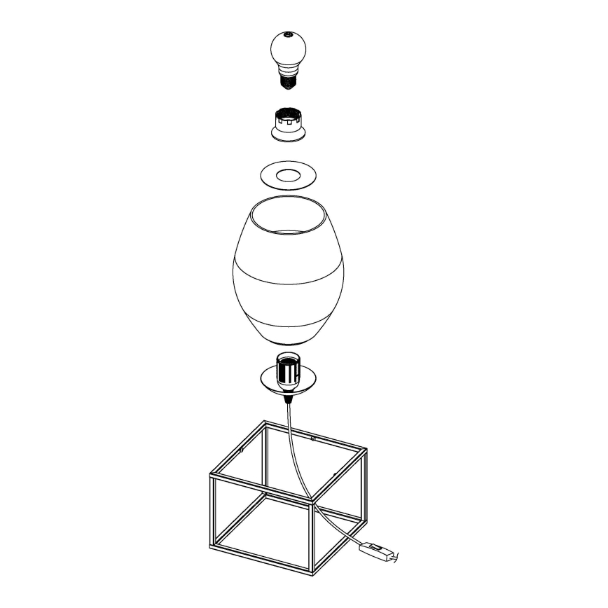 Eglo - Tischlampe 1xE27/40W/230V