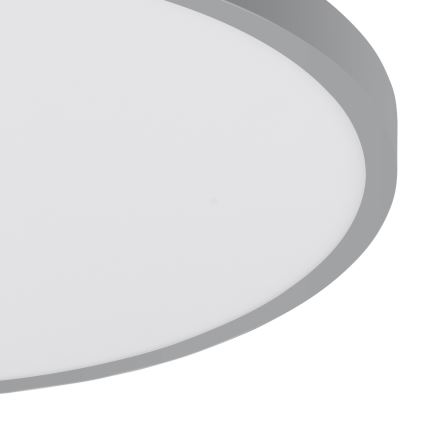 Eglo - LED Deckenleuchte 1xLED/25W/230V silber rund 2500 lm