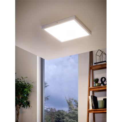 Eglo - LED Deckenleuchte 1xLED/25W/230V weiß quadrat 2500 lm