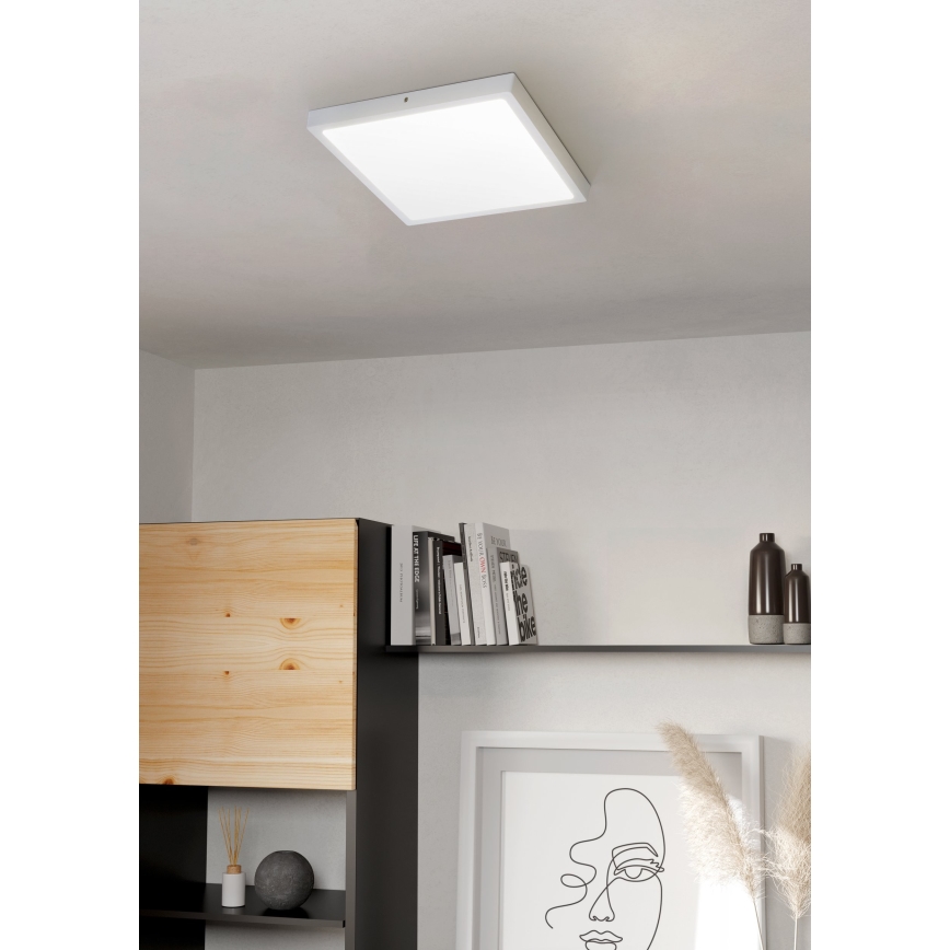 Eglo - LED Deckenleuchte LED/25W/230V weiß eckig 4000K 40x40 cm