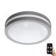Eglo - LED dimmbare Badezimmer-Deckenleuchte LOCANA-C LED/14W grau