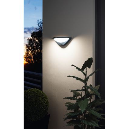 Eglo 97312 - LED-Außenwandleuchte mit Sensor BELCREDA LED/9,3W/230V IP44