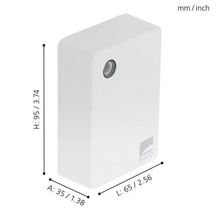 Eglo - Dämmerungsschalter 2-1000 Lux weiß IP44