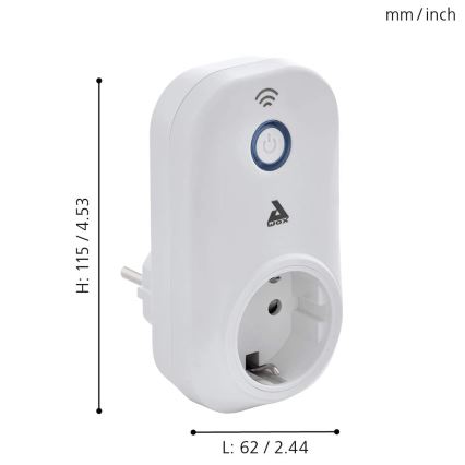 Eglo - Smart socket Connect Stecker 2300W