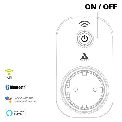 Eglo - Smart-Steckdose Connect Stecker 2300W SCHUKO