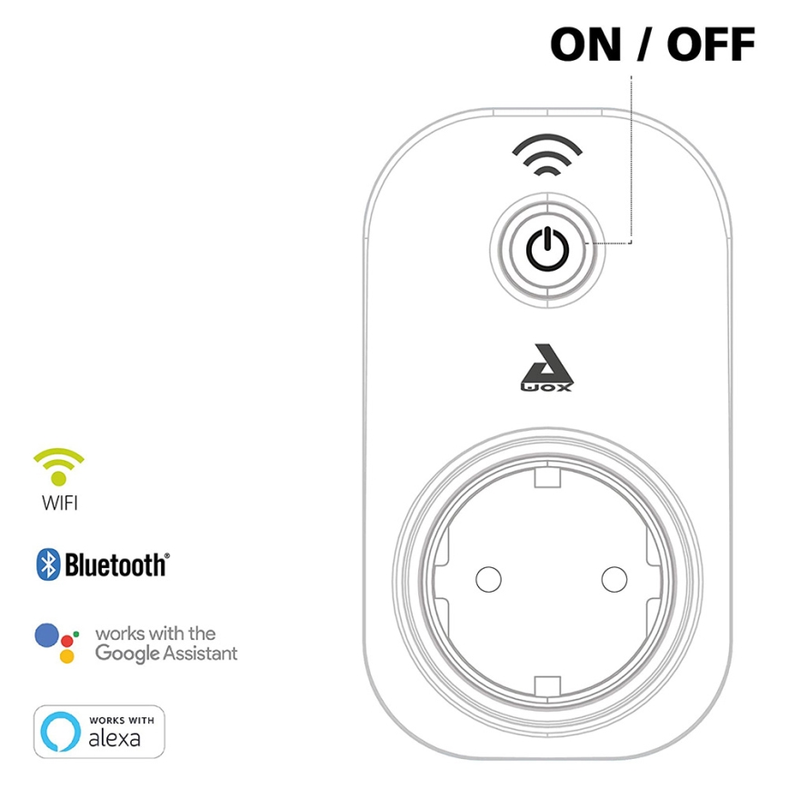 Eglo - Smart-Steckdose Connect Stecker 2300W SCHUKO