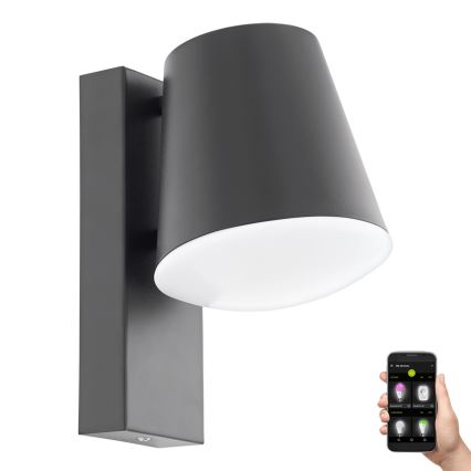 Eglo - LED dimmbares Außenwandleuchte CALDIERO-C 1xE27/9W/230V IP44