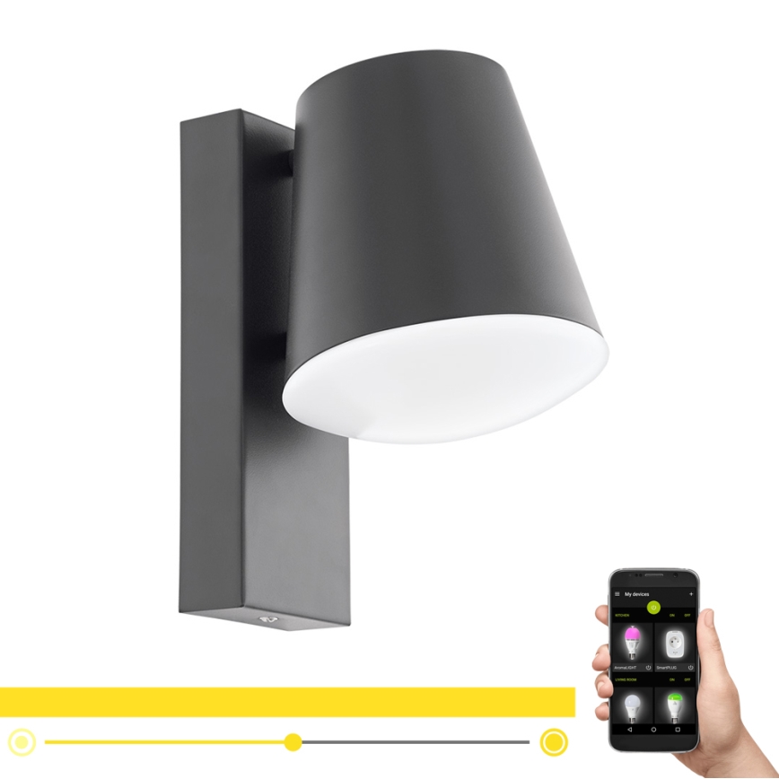 Eglo - LED dimmbares Außenwandleuchte CALDIERO-C 1xE27/9W/230V IP44