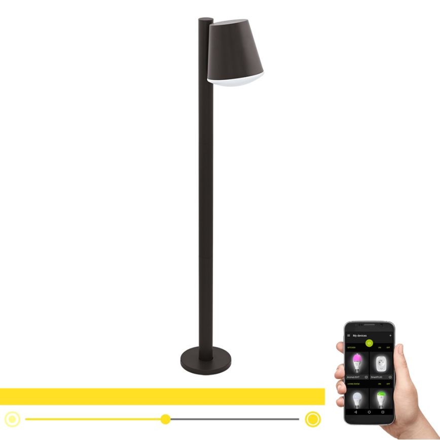 Eglo - Dimmbare LED-RGB-Außenleuchte CALDIERO-C 1xE27/9W/230V anthrazit IP44
