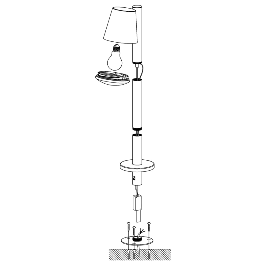 Eglo - Dimmbare LED-RGB-Außenleuchte CALDIERO-C 1xE27/9W/230V anthrazit IP44