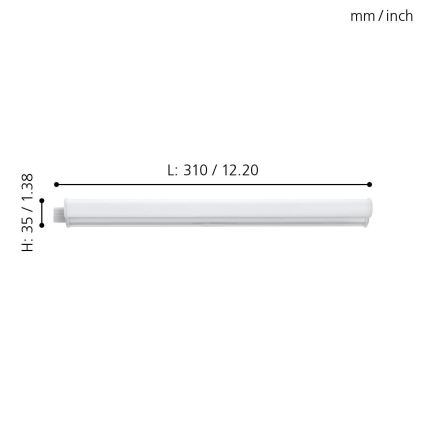 Eglo - LED Unterschrankleuchte - Küche LED/3,2W/230V