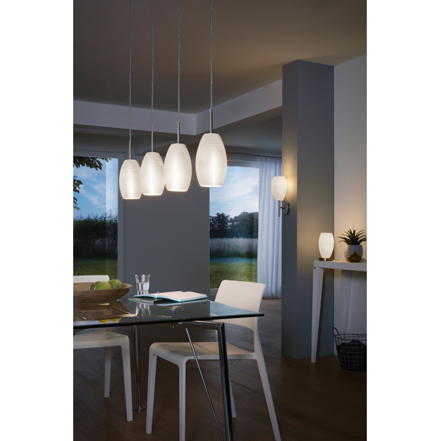 Eglo - Hängeleuchte 4xE27/40W/230V