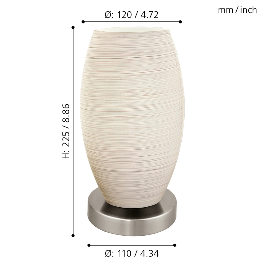 Eglo - Tischlampe 1xE27/40W/230V