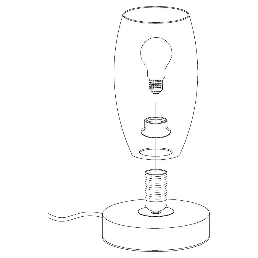 Eglo - Tischlampe 1xE27/40W/230V