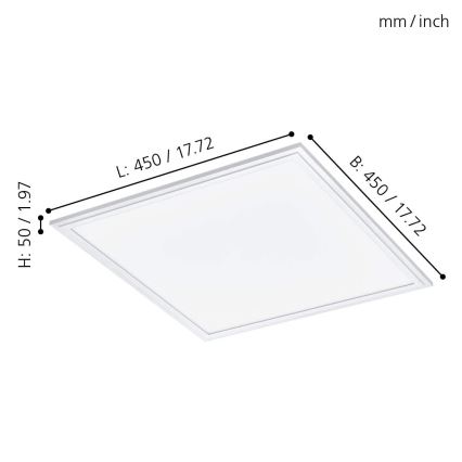 Eglo - LED RGB dimmbares Leuchtmittel SALOBRENA-C 1xLED/24W/230V + Fernbedienung