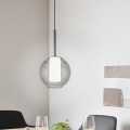 Eglo 97633 - Pendelleuchte mit Kabel TINDARI 1xE27/60W/230V rauchschwarz