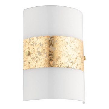 Eglo 97657 - Wandbeleuchtung FIUMANA 1xE14/40W/230V gold