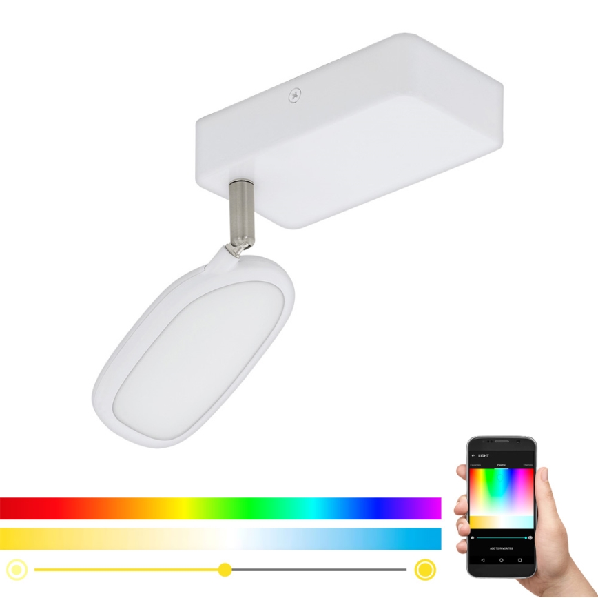 Eglo - LED RGB Einbauleuchte PALOMBARE-C 1xLED/5W/230V