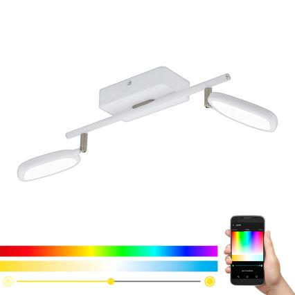 Eglo 97692 - LED RGB Einbauleuchte PALOMBARE-C 2xLED/5W/230V