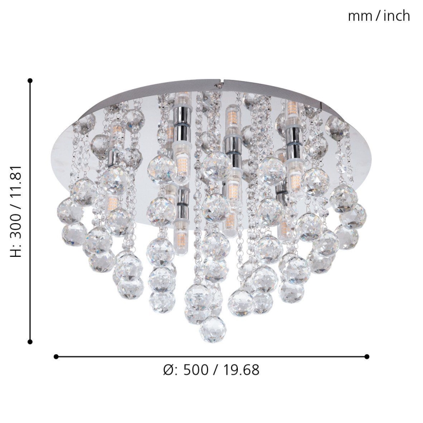 Eglo - LED Badezimmerleuchte 8xG9/3W/230V IP44