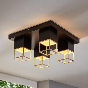 Eglo 97731 - LED-Aufbau-Deckenleuchte MONTEBALDO 4xGU10/5W/230V