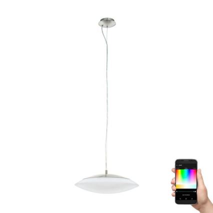 Eglo 97812 - LED RGB dimmbare Pendelleuchte an Seil FRATTINA-C 1xLED/27W/230V