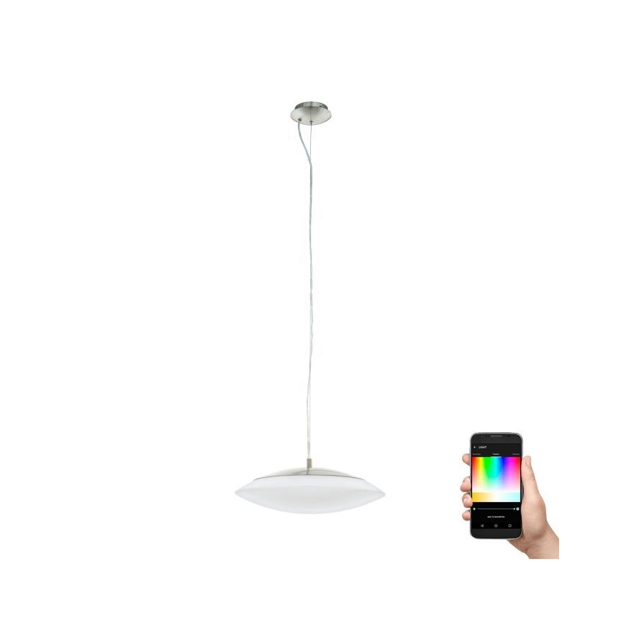 Eglo 97812 - LED RGB dimmbare Pendelleuchte an Seil FRATTINA-C 1xLED/27W/230V