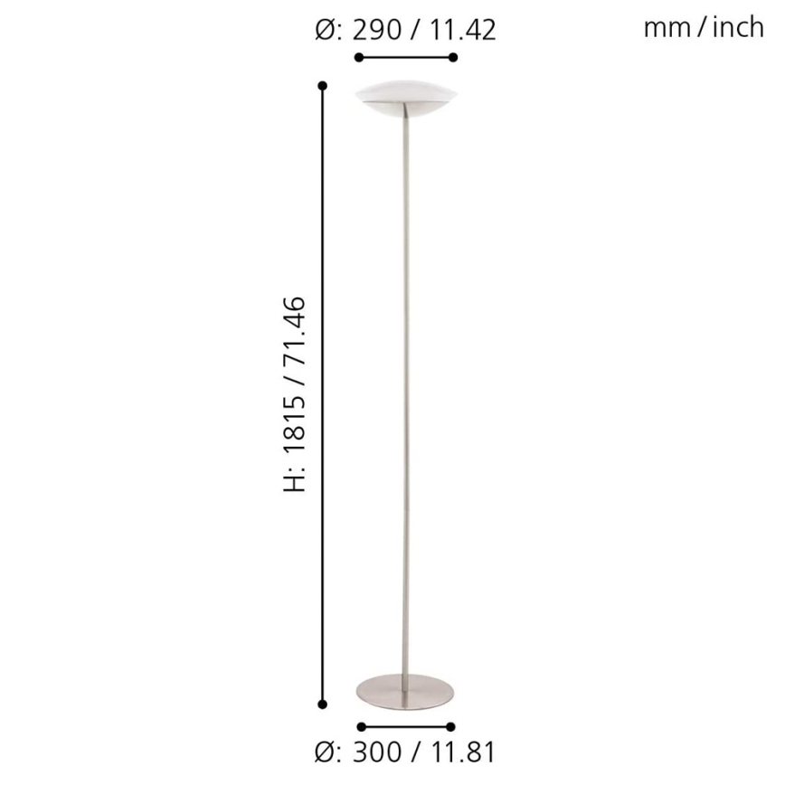 Eglo 97814 - LED RGB dimmbare Stehleuchte FRATTINA-C 1xLED/18W/230V